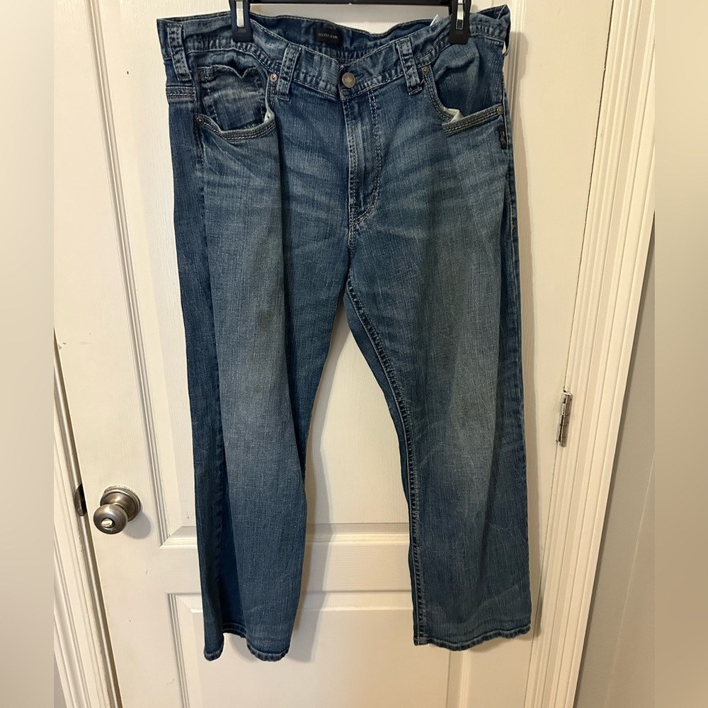 Men’s Silver Jeans